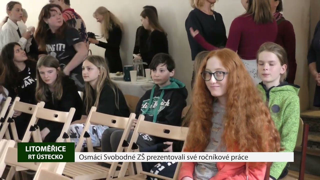 LITOMĚŘICE: Osmáci Svobodné ZŠ prezentovali své ročníkové práce