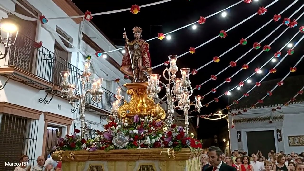 Procesión de San Roque, Patrón de Villamanrique de la Condesa el 16 de Agosto de 2023.
