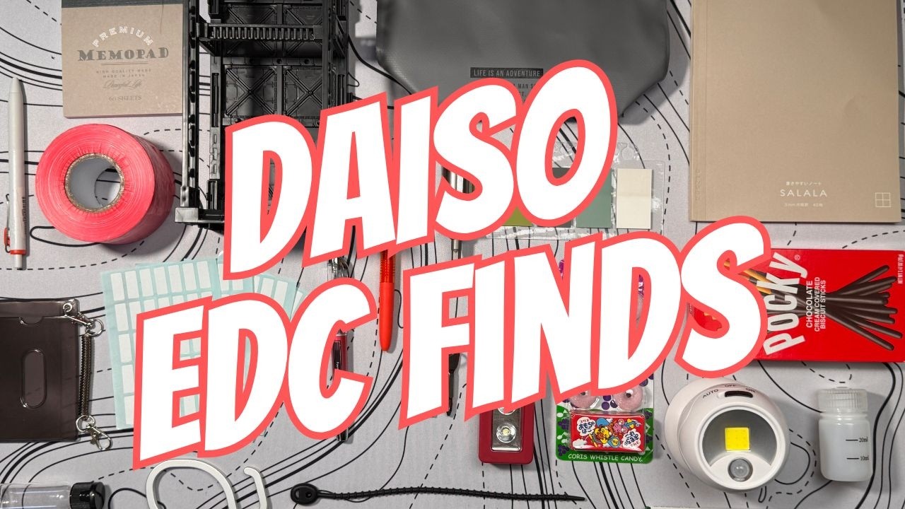 DAISO EDC Finds! Unexpected EDC Gear Experiement!