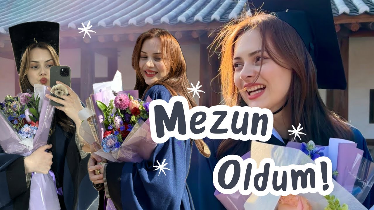 Ben Sonunda Mezun Oldum🎓 | Kore’de Üniversite Mezuniyetim