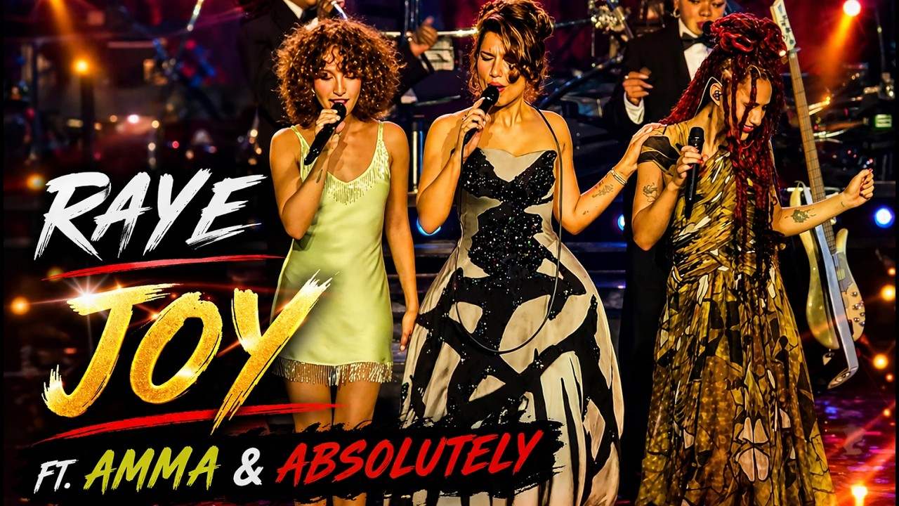 Семейный момент! RAYE с сёстрами Аммой и Absolutely исполнили песню &laquo;JOY&raquo; вживую в Нэшвилле 29 ап...