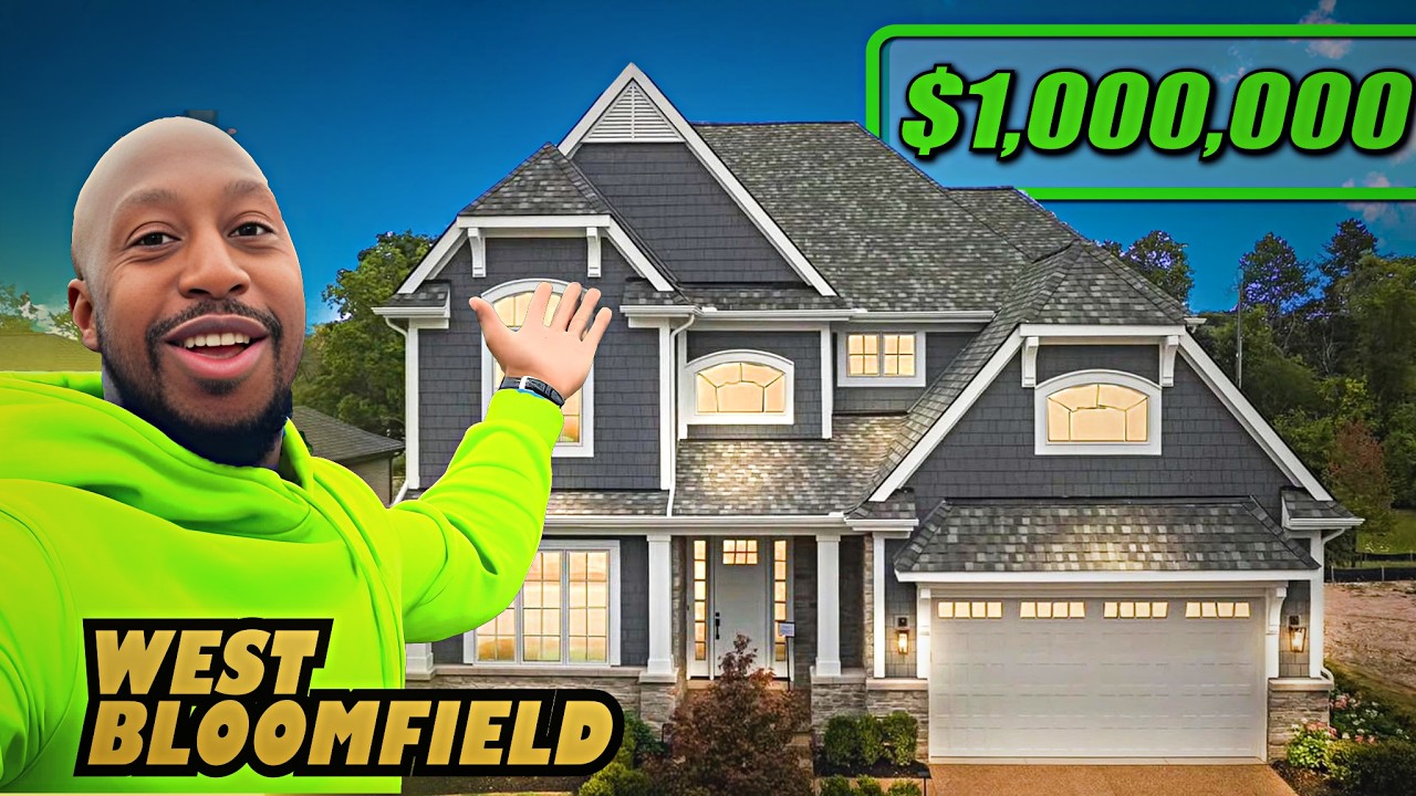 Inside a $1M+ New Construction Home | West Bloomfield Luxury Home Tour | Near Detroit Michigan