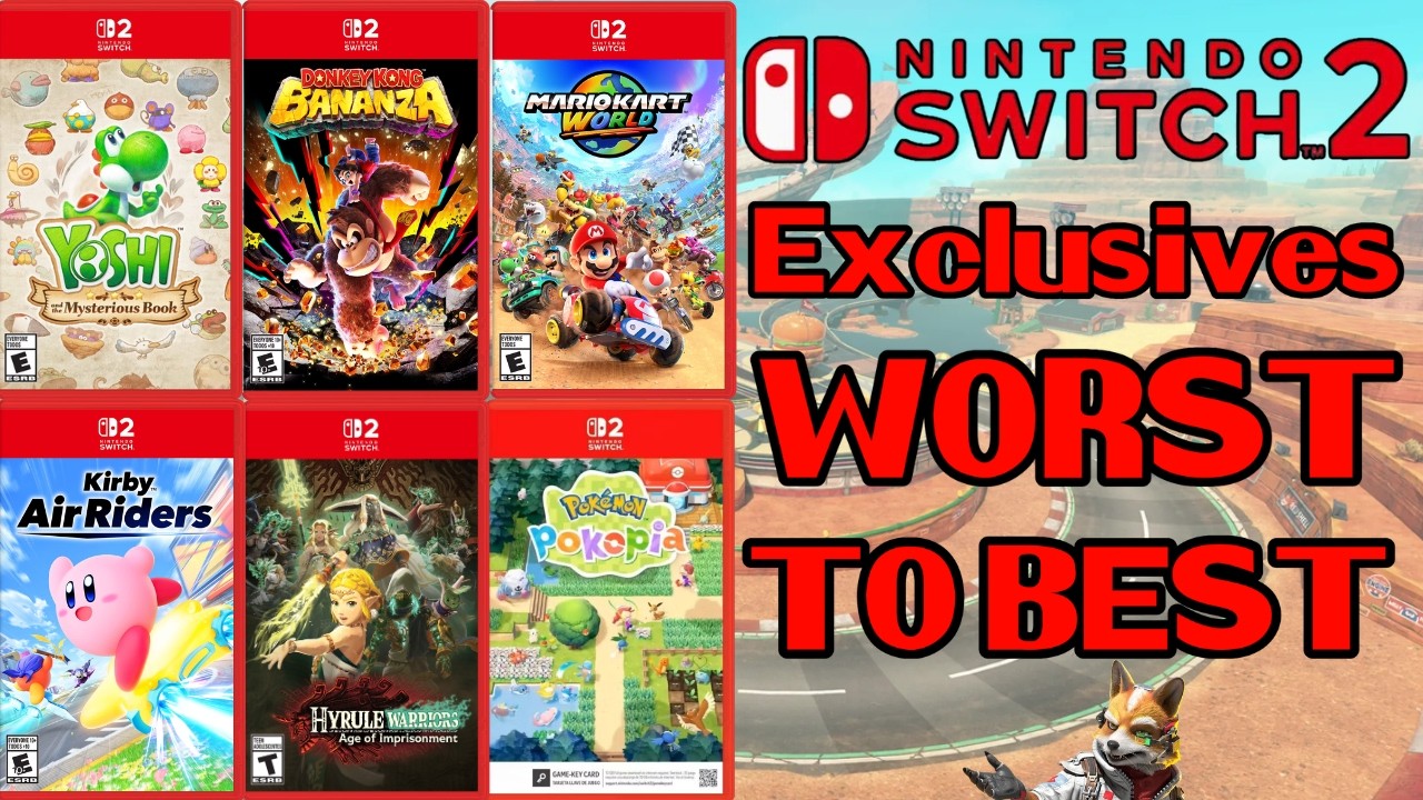 Рейтинг ВСЕХ эксклюзивов для Switch 2 ОТ ХУДШЕГО К ЛУЧШЕМУ (все 13 игр)