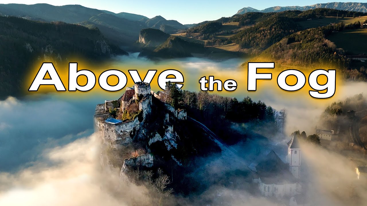 Split Realities - Mystic ruins above the fog (DJI Air3)