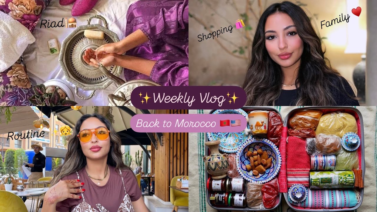 Back to Morocco 🇲🇦| follow me around | shopping 🛍 | Marrakesh 🌴| grocery shopping🍓🥦🍠