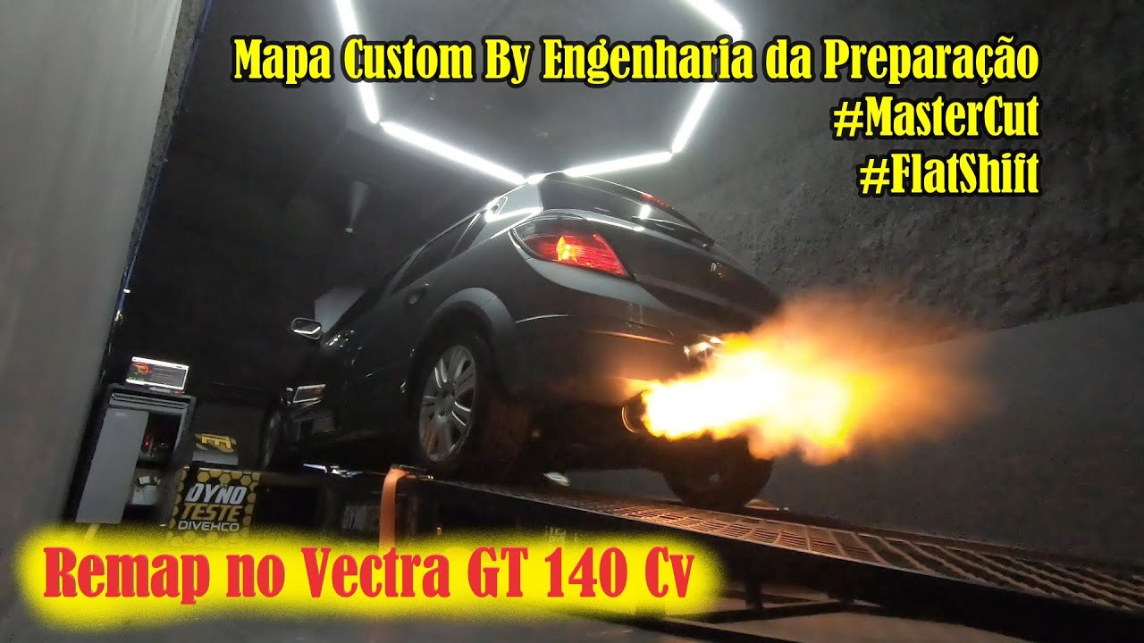 Remap no GM Vectra GT 2.0 8v 140Cv Flex. MasterCut + Pedal agressivo + Ganho de potência!