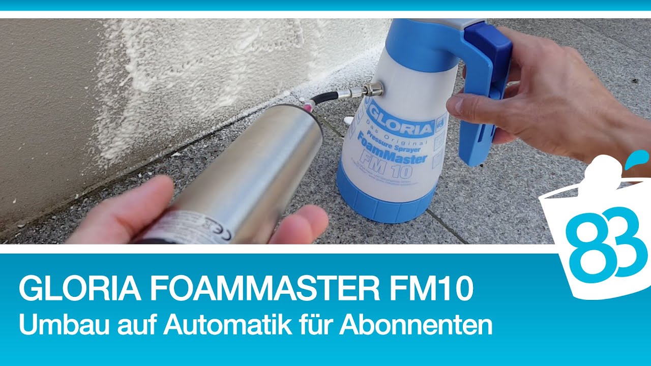 Gloria FoamMaster FM10 Umbau auf Automatik - Blinder Abonnent schaut Autopflege Videos ?! :-O