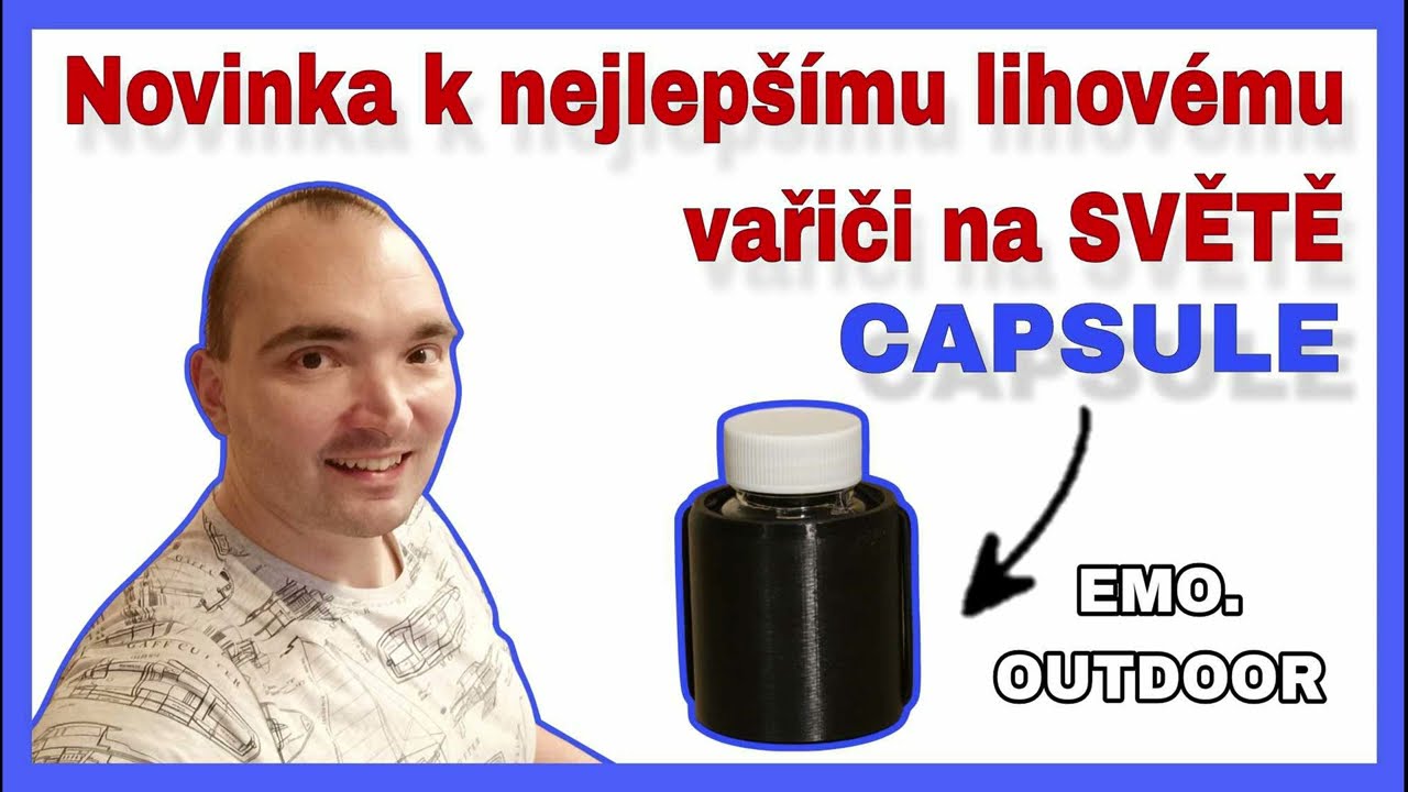 Novinka k nejlepšímu lihovému vařiči na světě EMO.OUTDOOR - CAPSULE