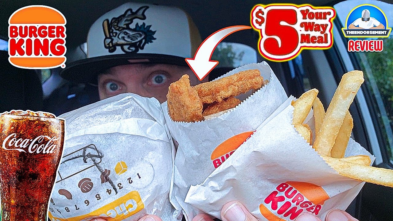 Burger King® $5 Your Way Meal Review!🍔👑 | Is It Worth It? | theendorsement
