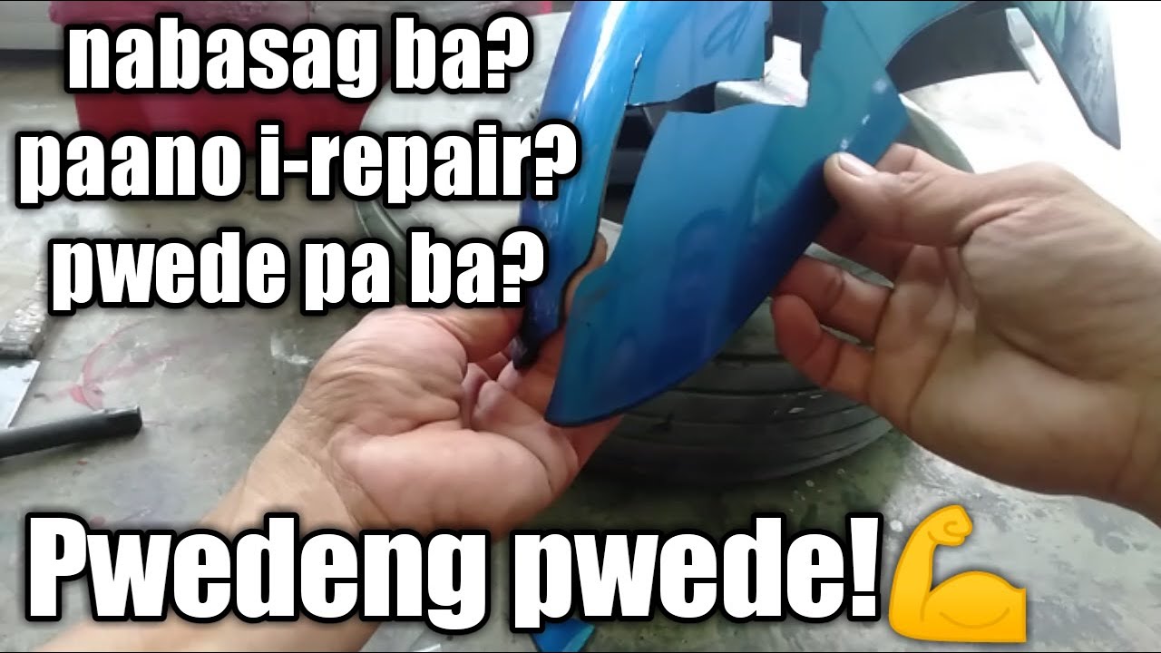 Paano i-repair ang basag na fairings?/Pag repair sa basag/Repair tutorial sa basag na fairings