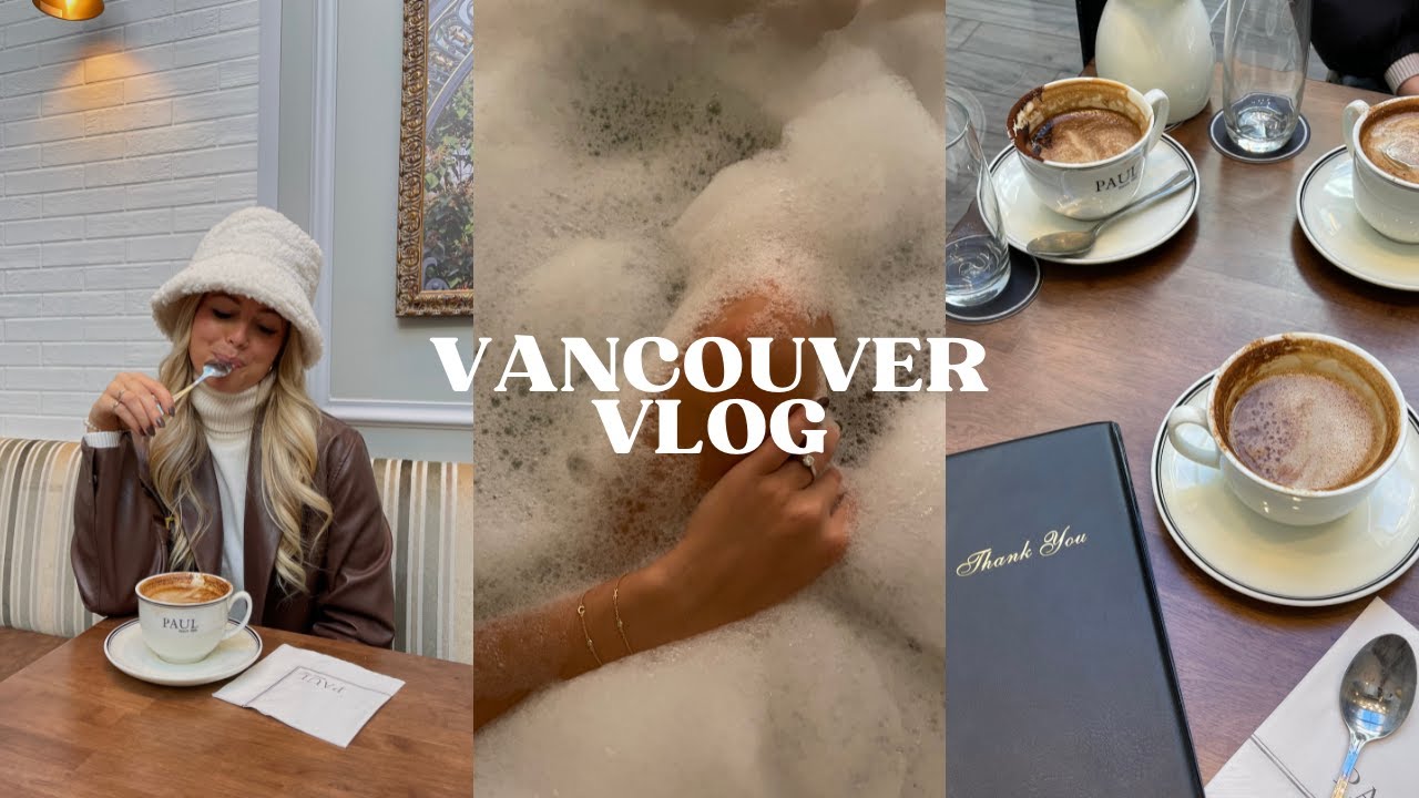 VANCOUVER VLOG: Paul Bakery & Café, day in my life, home office tour, packing Poshmark orders