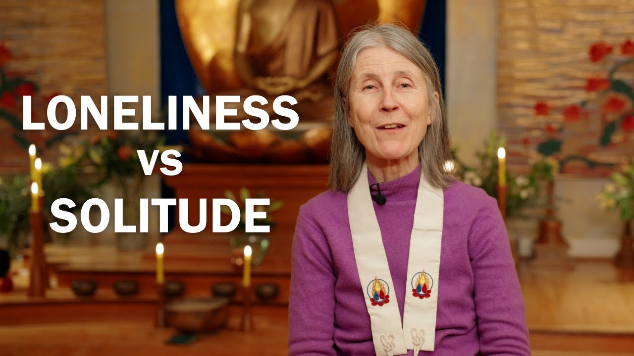 The difference between loneliness and solitude