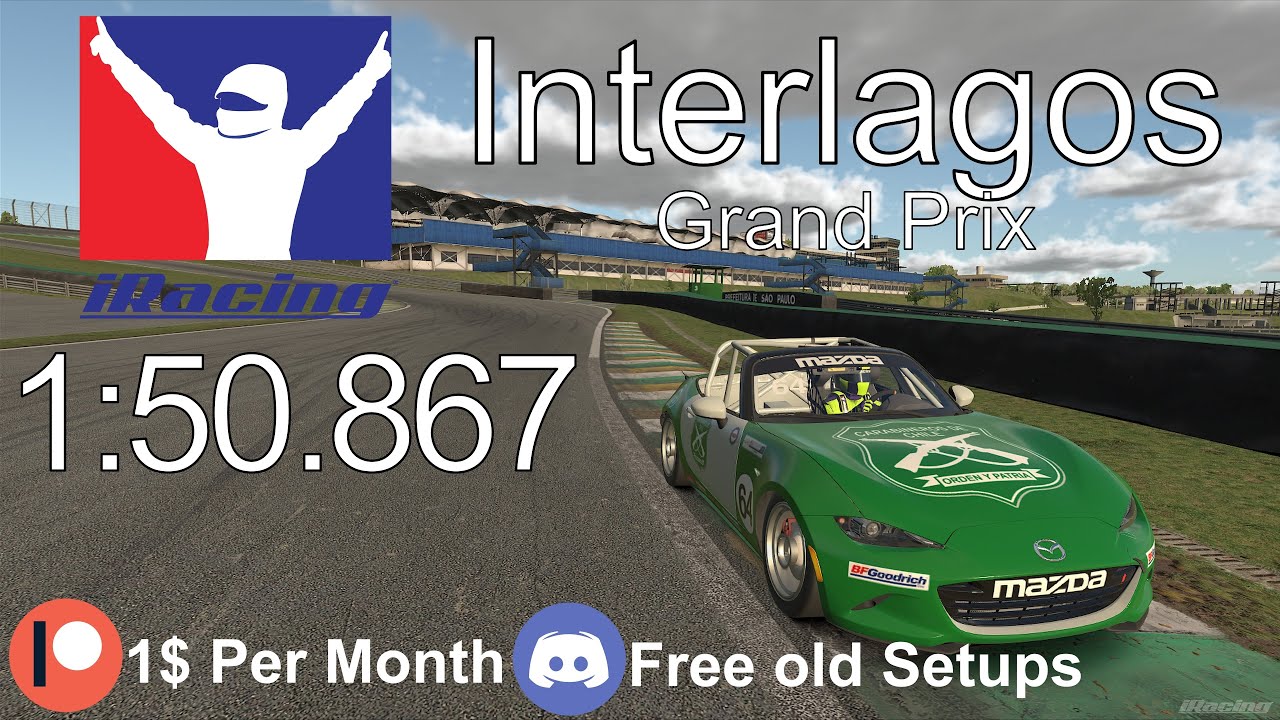 iRacing Hotlap | Mazda MX5 | Interlagos Grand Prix | [RM1] | iRacing Setup
