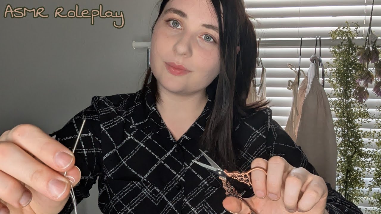 Let's get your costume stage-ready !🪡🎭 (Fabric draping and soft speaking) |ASMR Roleplay