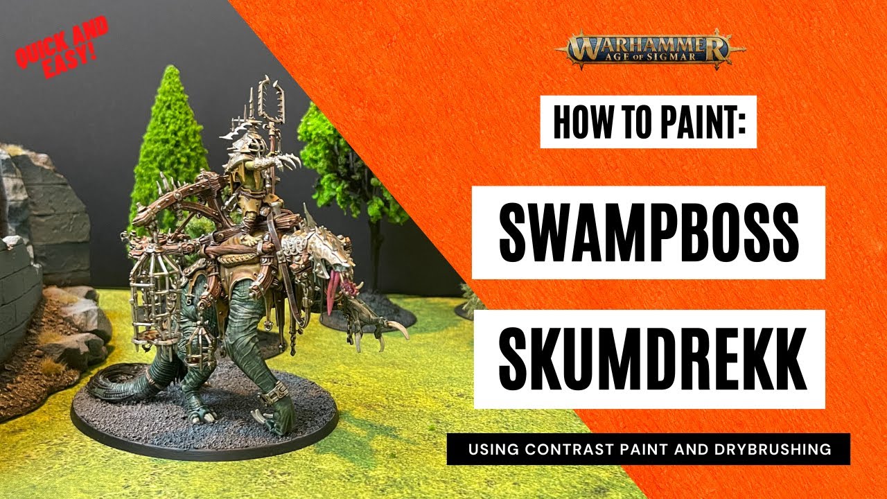 How to Paint: Kruleboyz Swampboss Skumdrekk