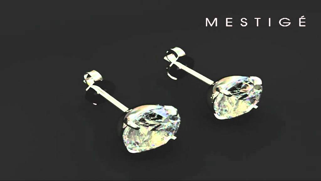 Mestige Classic Crystal Earrings