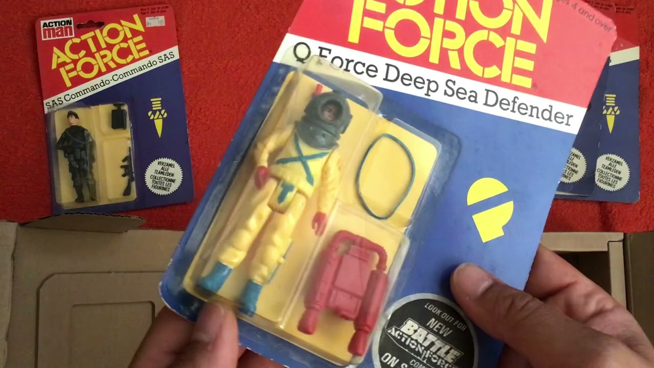 Unboxing vintage Carded & Sealed Action Force figures, loose figures & vehicles Plus bonus SURPRISE