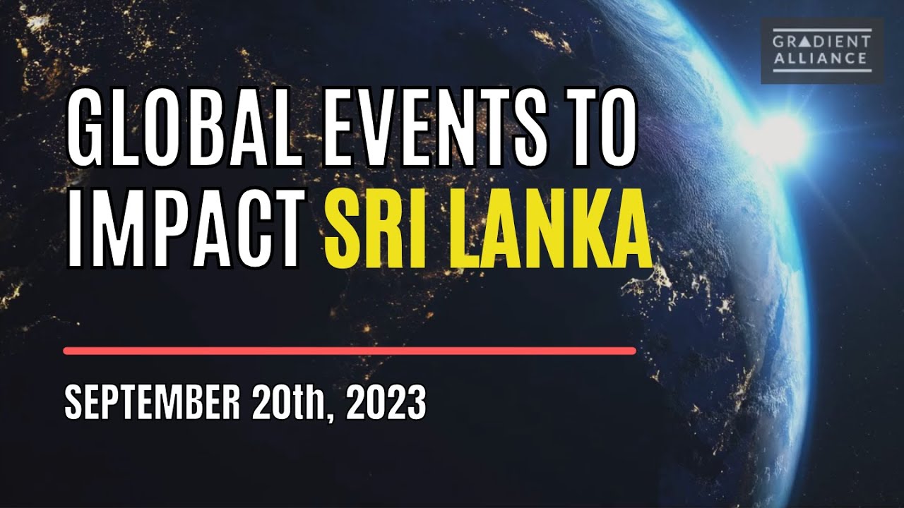 Global Events to Impact Sri Lanka