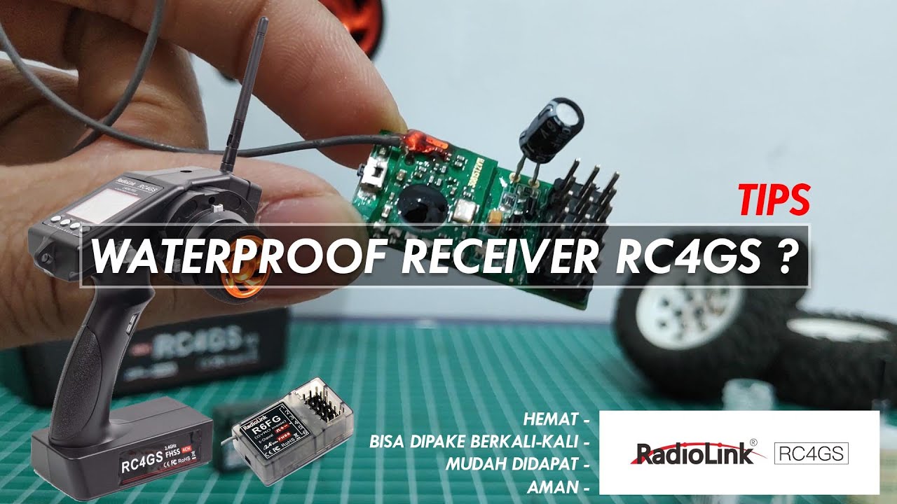 Tutorial waterproof Receiver Radiolink RC4GS