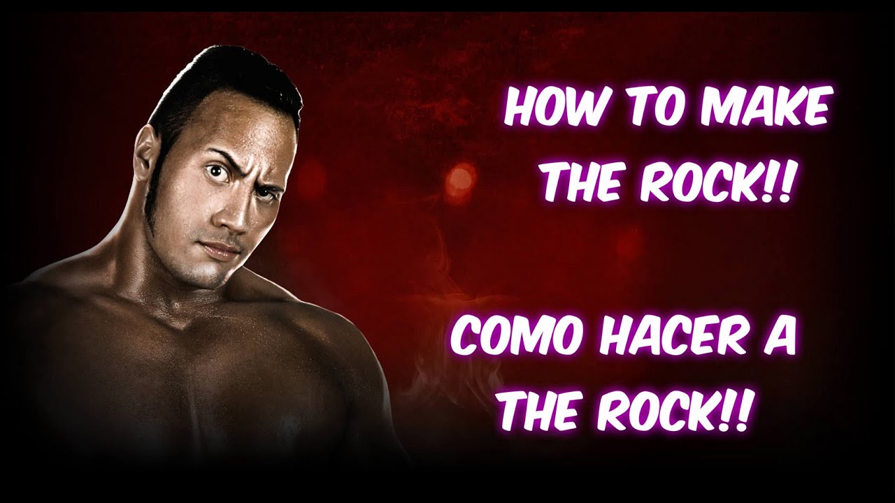 WWE 2K15 | COMO HACER A THE ROCK EN PS3// HOW TO MAKE THE ROCK ON PS3