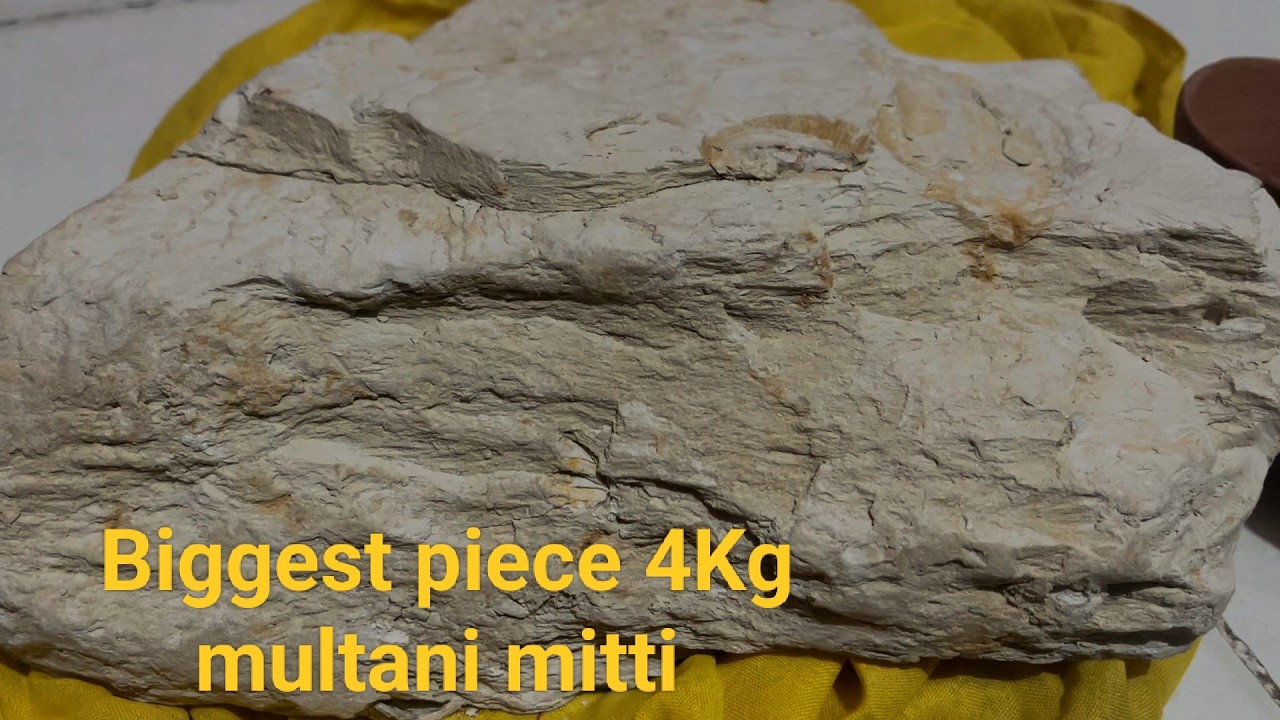 Bought from the local market biggest piece 4Kg multani mitti