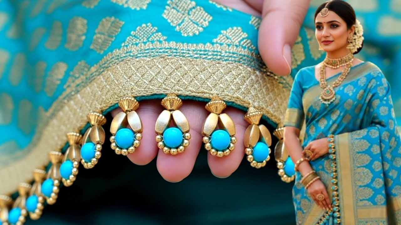 Step-by-Step Tutorial: Indian-Style Tasselsfor Elegant Outfits👌👌👌