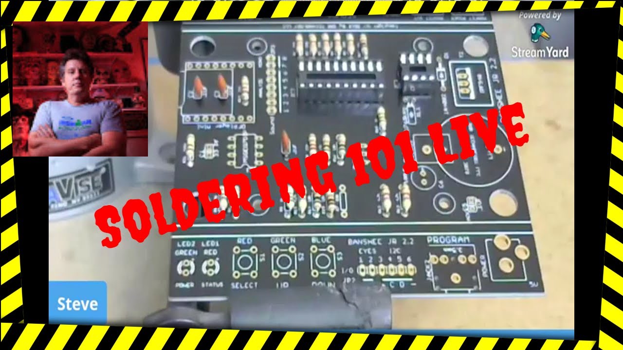 Soldering 101 Live Stream