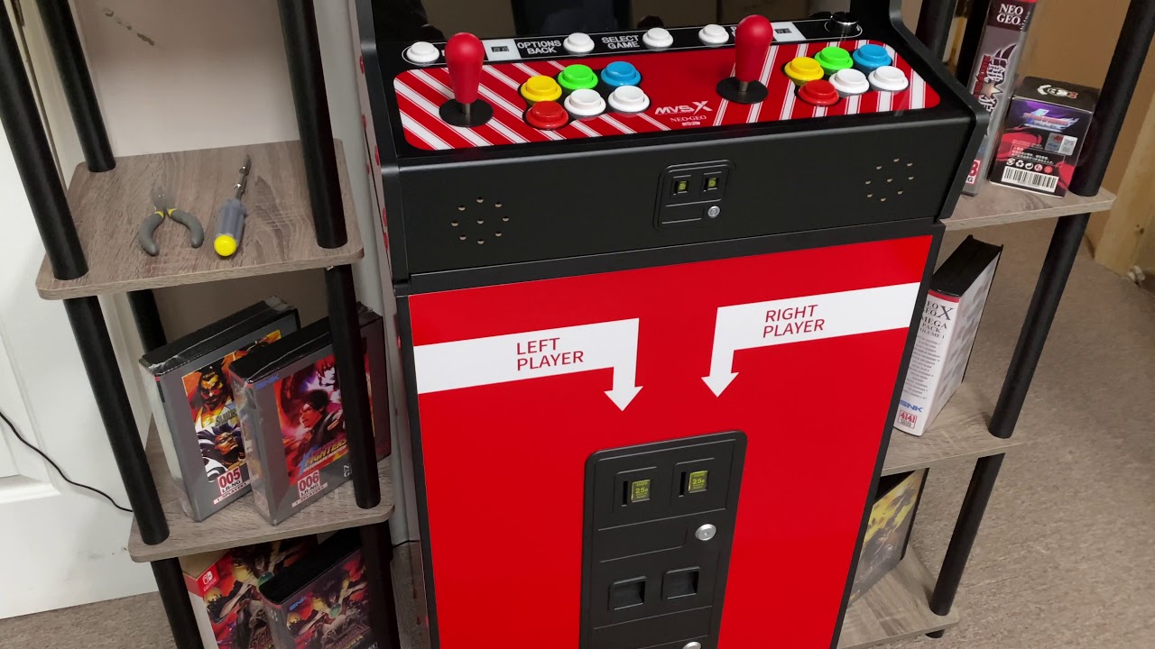Neo Geo MVSX by Unico - Suzo Happ Button Replacement
