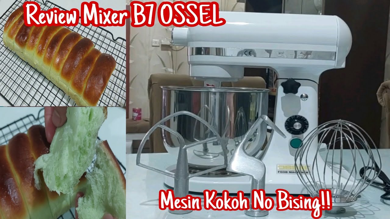 UNBOXING & REVIEW MIXER OSSEL B7 || Mesin Kokoh, murah, cocok untuk jualan rumahan