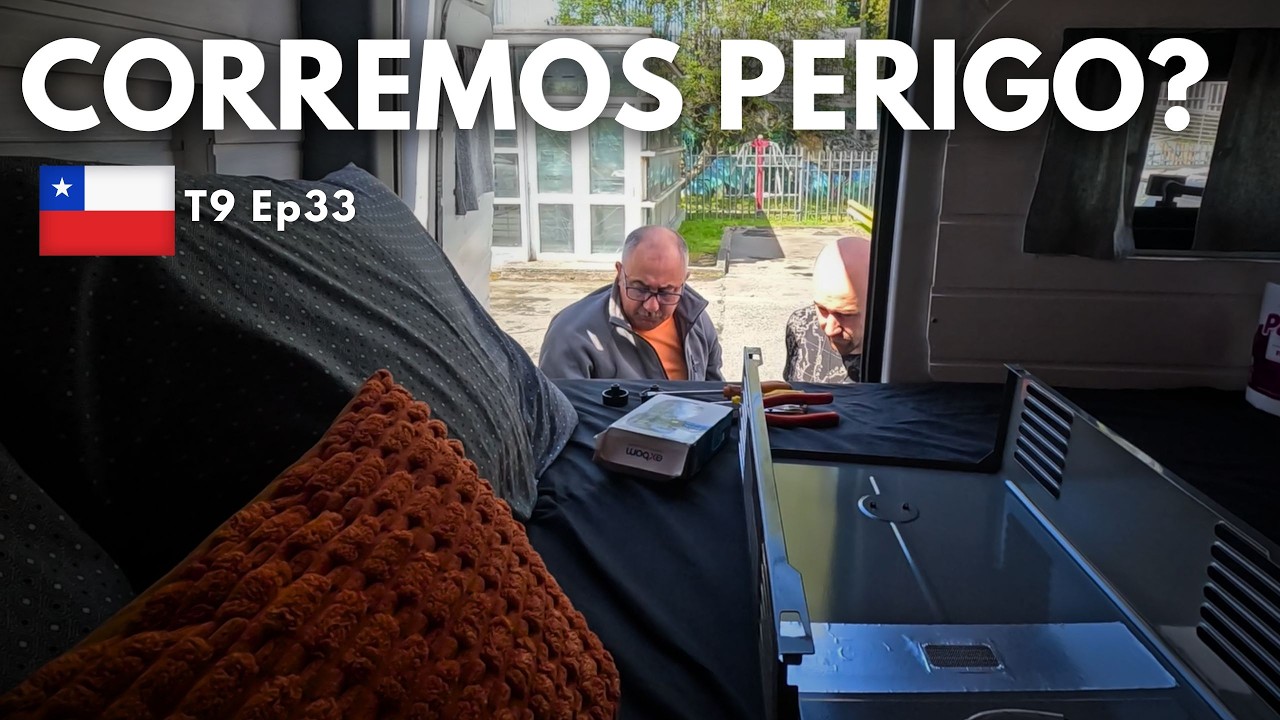 Nem resolvemos o PROBLEMA do AQUECEDOR e agora o AR CONDICIONADO ESTRAGOU no MOTORHOME - T9 Ep33