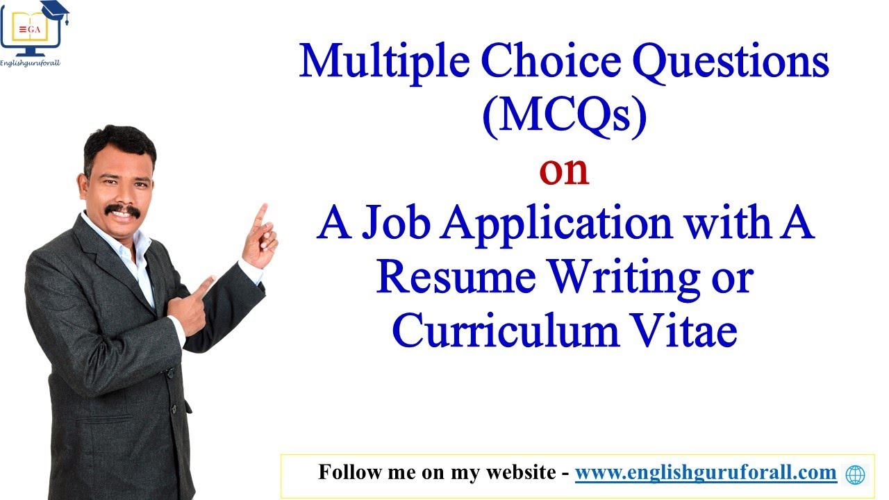 MCQs Based on A Job Application with a Resume # Communication Skills # Business Communication