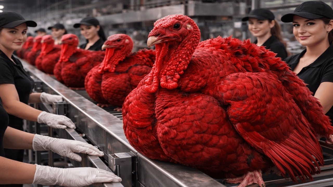 Inside Turkey Baking Factory Process | How Turkey Is Baked | Food Factory Tour
