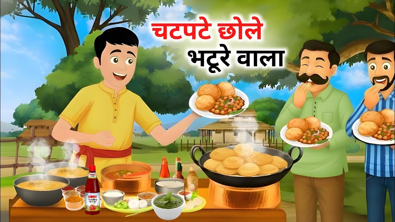 चटपटे छोले भटूरे वाला | Chatpate Chole Bhature Wala | Hindi Kahani | Moral Story | Cartoon Story