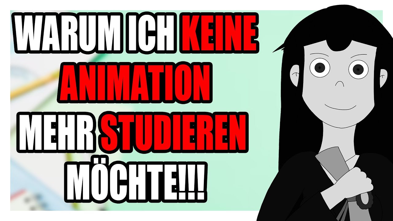 Warum ich kein Animationsstudium mehr machen werde. | Jonney