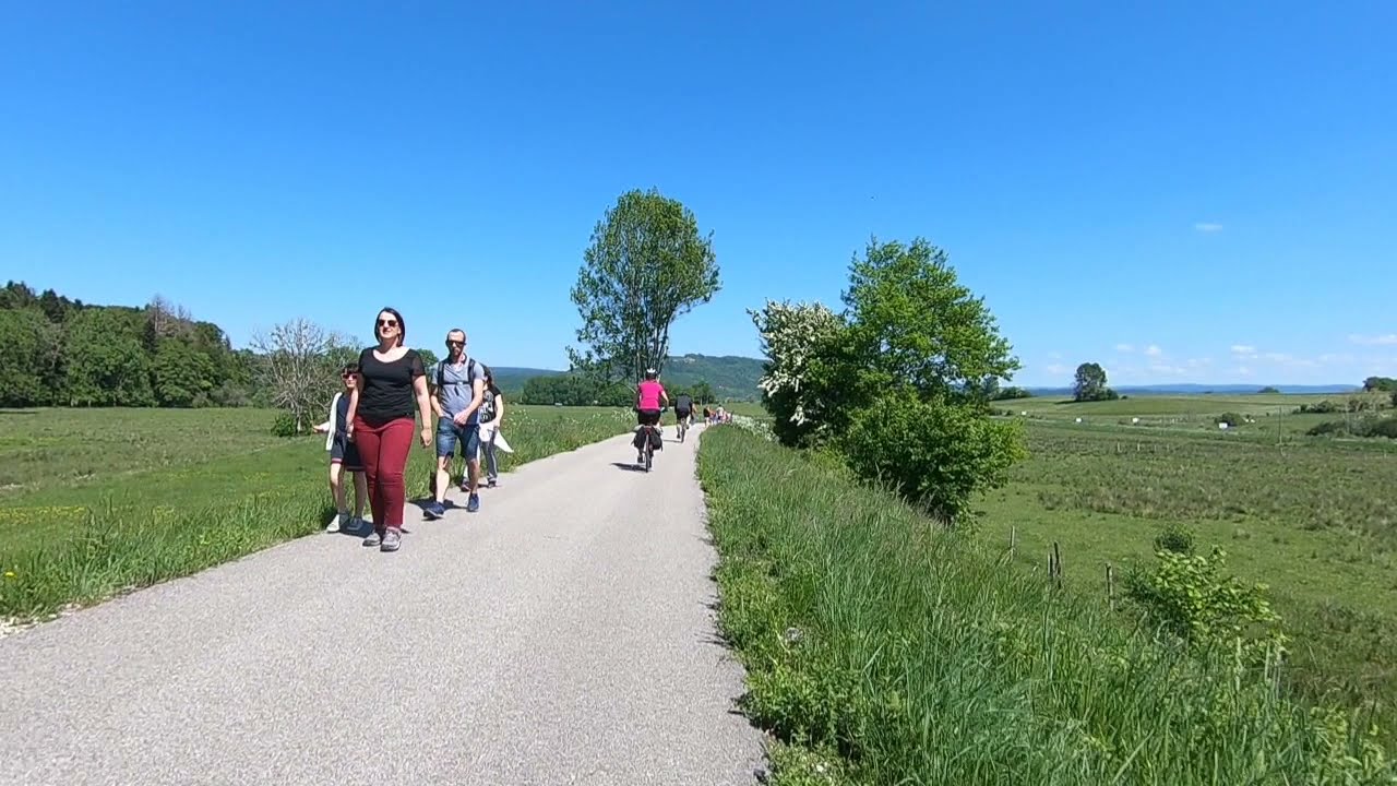 Voie Verte PLM Crotenay and Champagnole, Jura, France. New Cycle Path