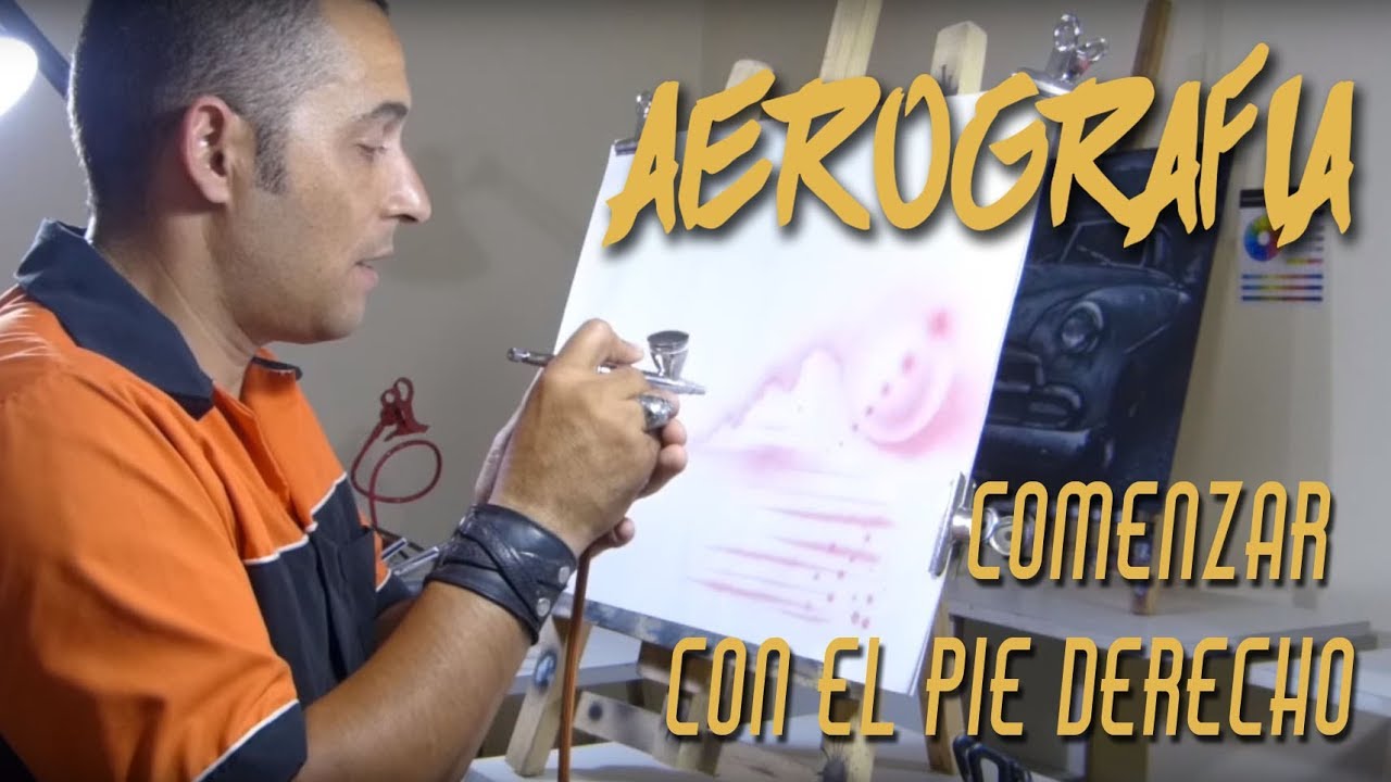 Aerografia, como pintar con aerografo, lo mas importante para comenzar con el pie derecho
