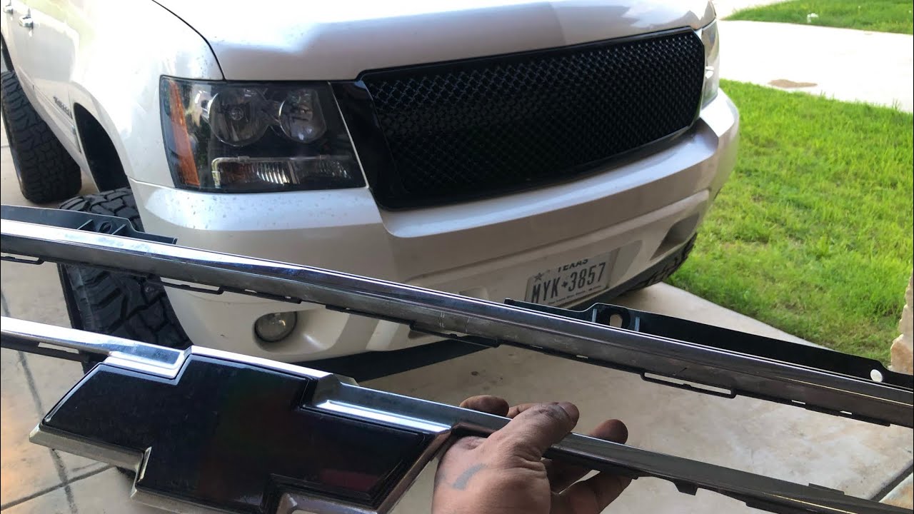 INSTALLING NEW EBAY GRILL ON MY SUBURBAN‼️