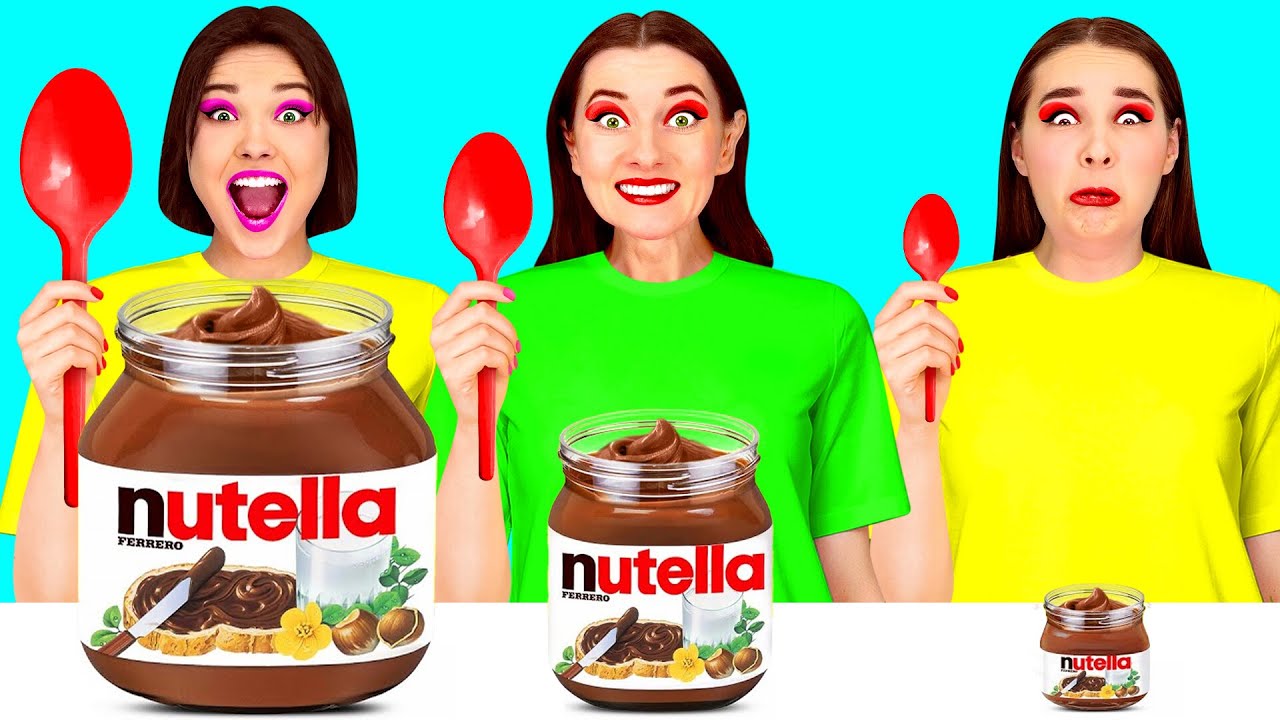 Большая, Средняя или Маленькая Тарелка Челлендж | Вкусные Рецепты от HAHANOM Challenge