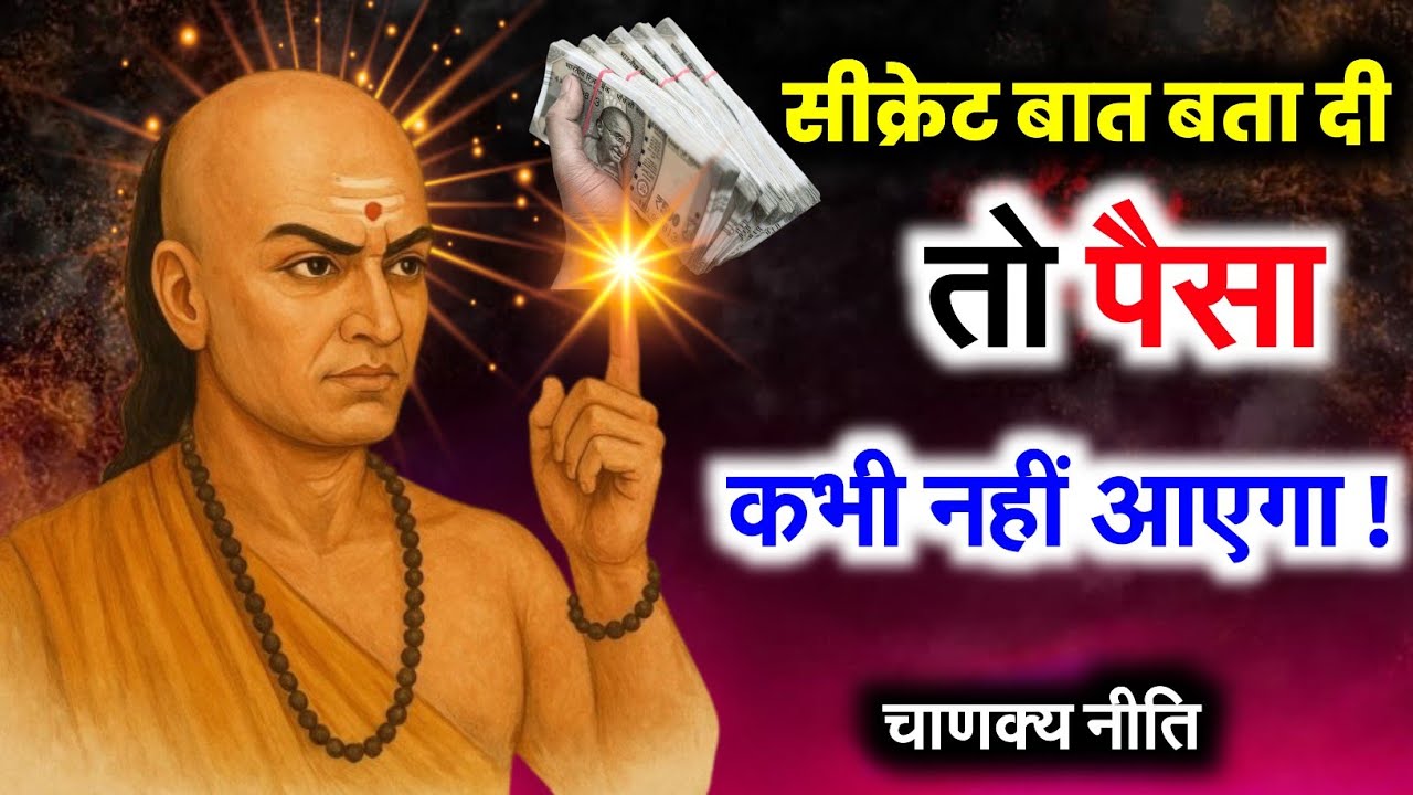 चाणक्य सीक्रेट मंत्र | चाणक्य ने बताया पैसा कब आता है | Chanakya Niti | new motivation Video