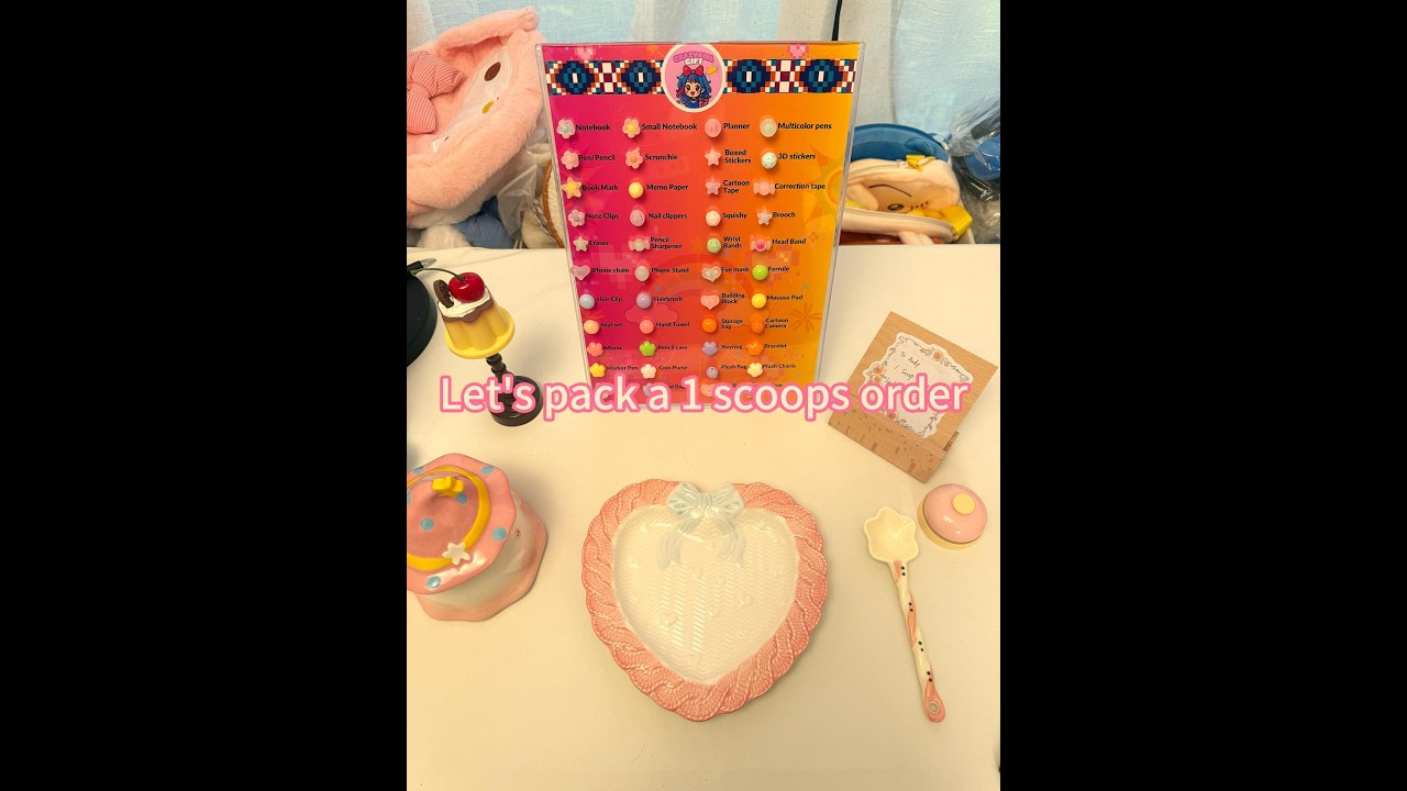 ASMR Packing a 1 Scoop Order 📦! Sanrio & Chiikawa MEGA MIX ✨ | Cute Stationery Blind Box