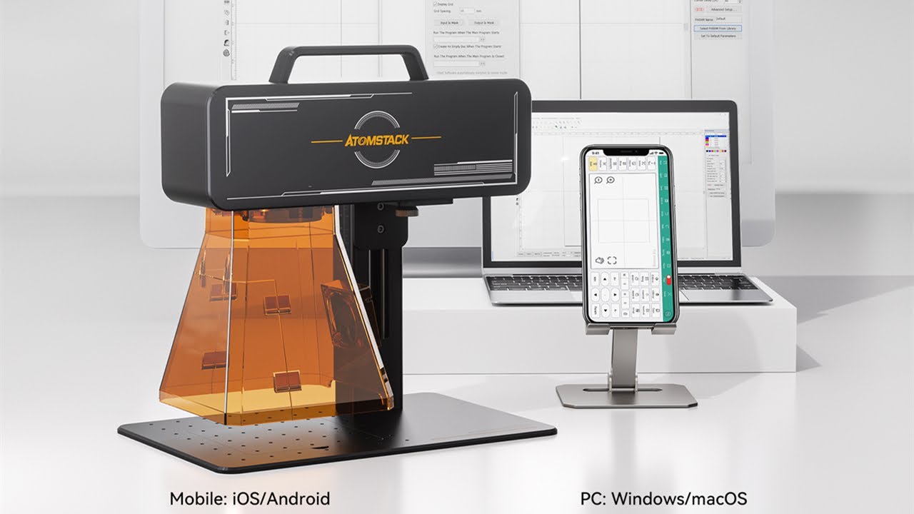 Atomstack M4 Pro: Fastest Portable Laser Engraver with 2W IR 1064nm + 10W Diode Laser