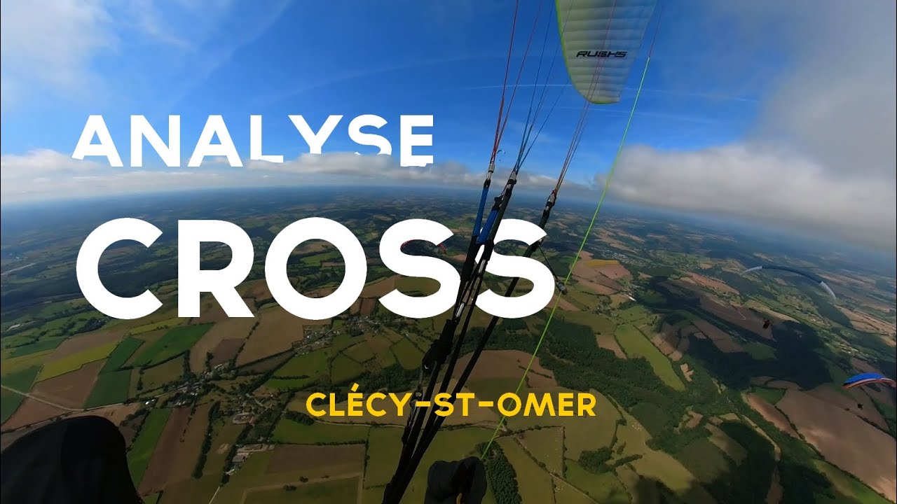 Parapente : Analyse d'un petit cross en bordure de TMA (Clécy-St-Omer)