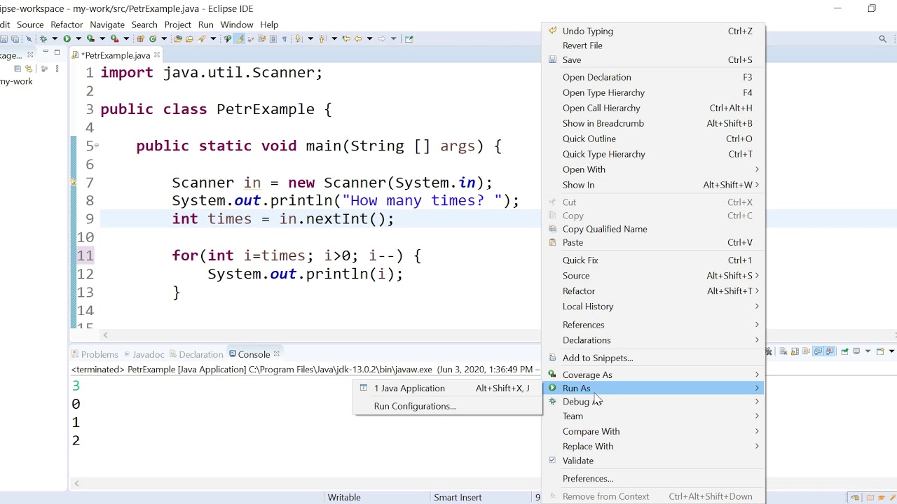 Incorporate User Input into a For Loop in Java