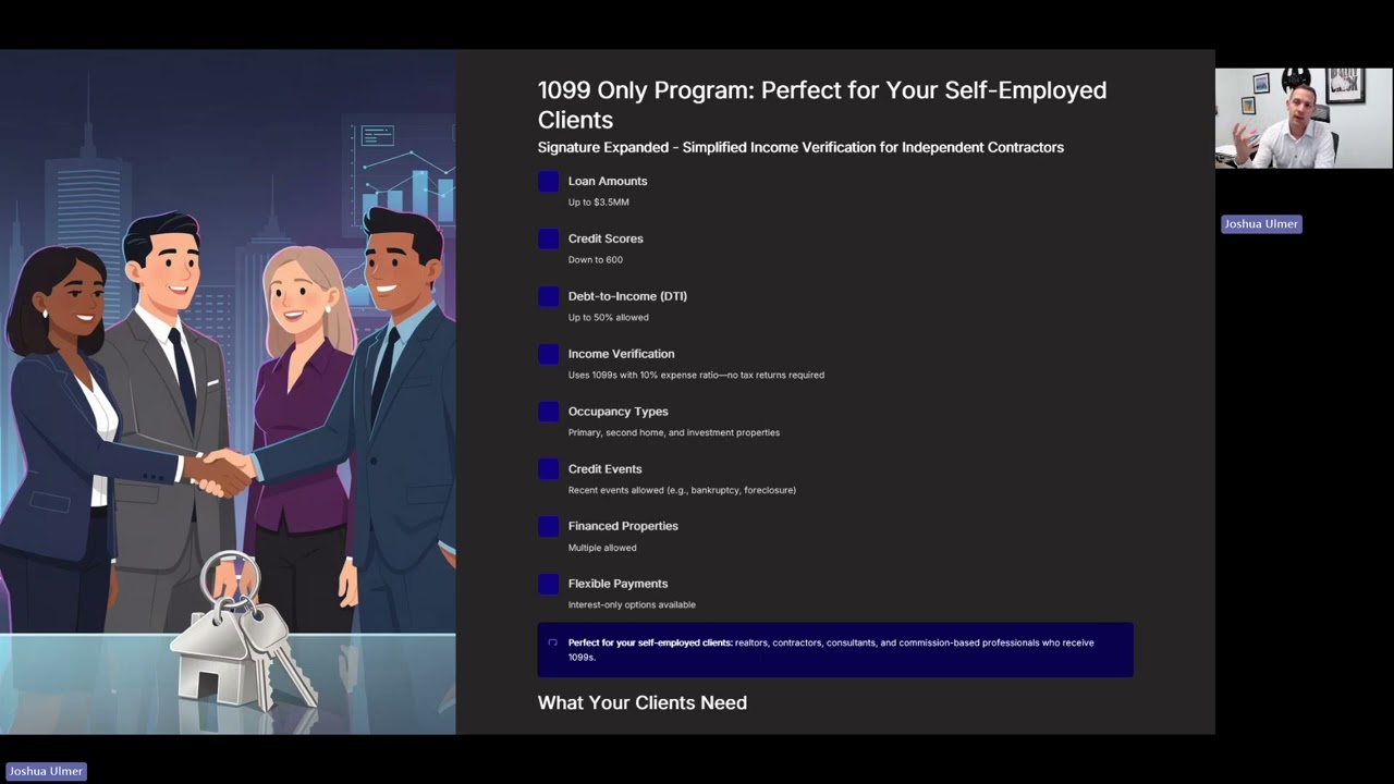 Fast Track Mortgage Update 1099 Program!