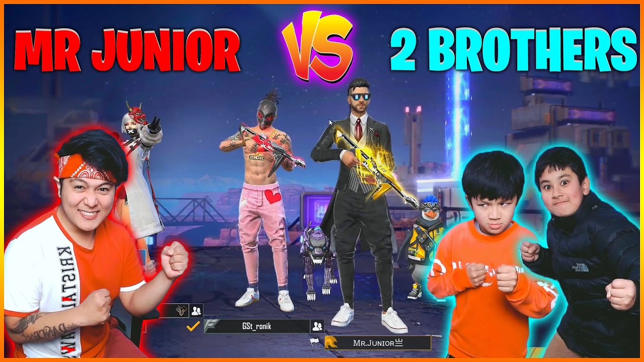 My Brother & His Friend Challenged Me On FreeFire | Funny Ending | Mr Junior