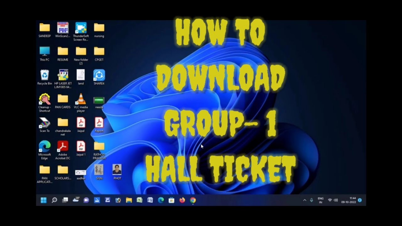 How to download tspsc group -1 hall ticket ; submitted download application , and tspsc ID ....?