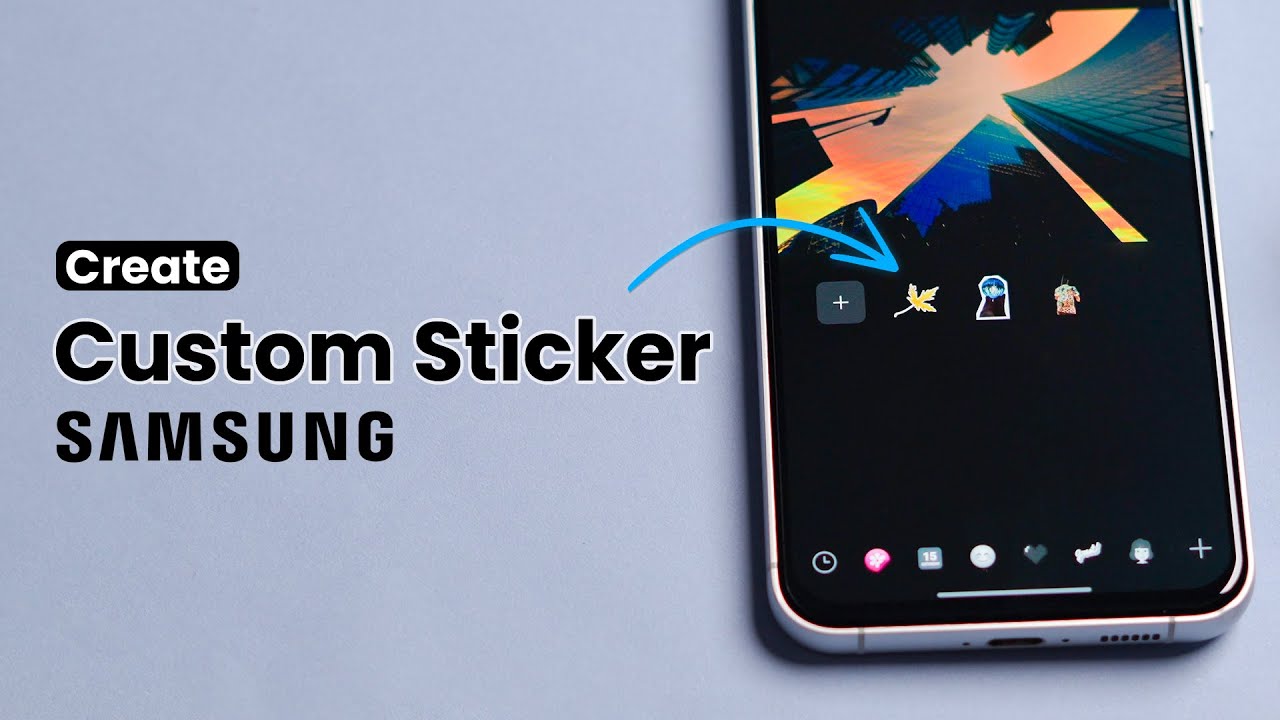 Как создать пользовательские наклейки из любого изображения на Samsung?
