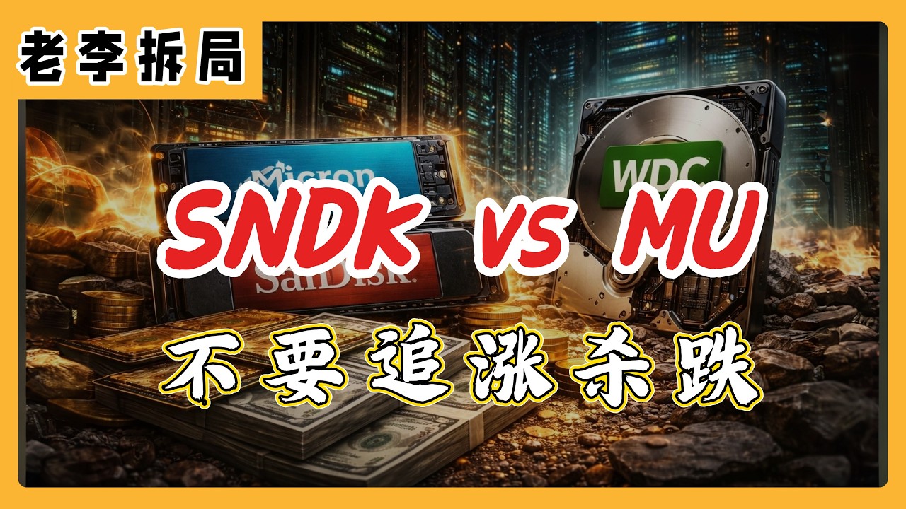 【深度解读】存储双雄疯了！MU与SNDK上涨15%只是前菜？“回踩陷阱”给你扒光！#美股#投资#热门