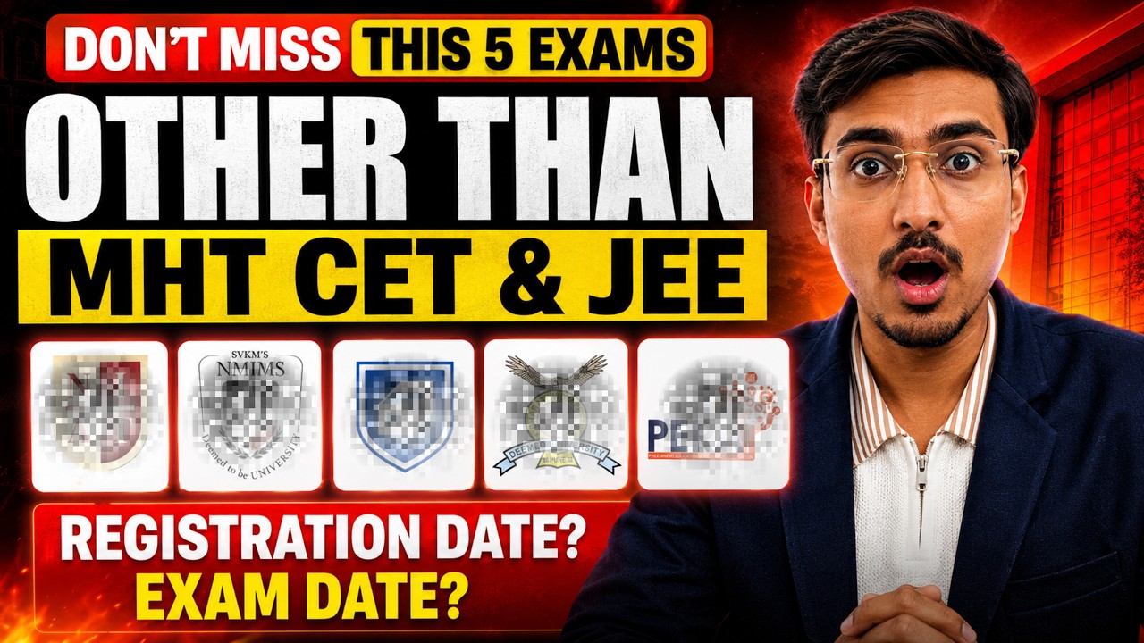 🚨 5 IMPORTANT Engineering Exams after MHT CET🔥 Registration Dates, Exam Dates & Best Backup Options