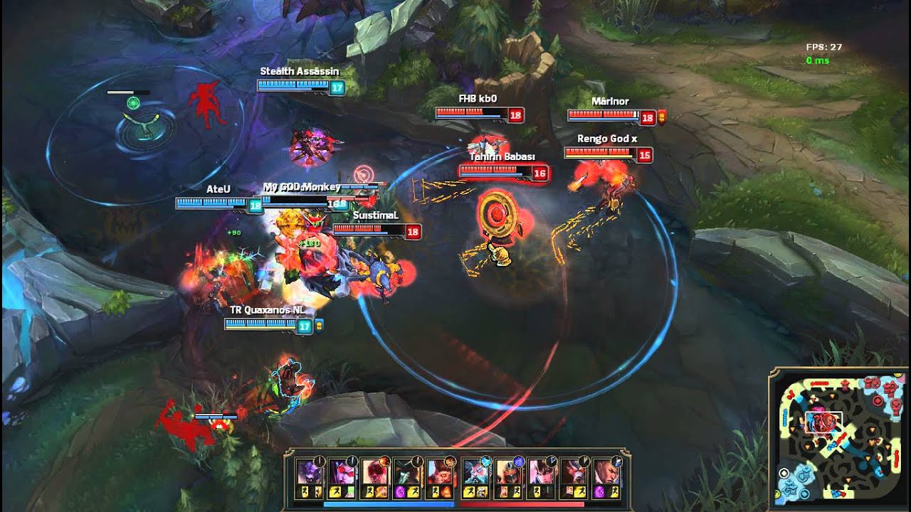 Wombo Combo Team fight League of Legends TR Quaxanos NL